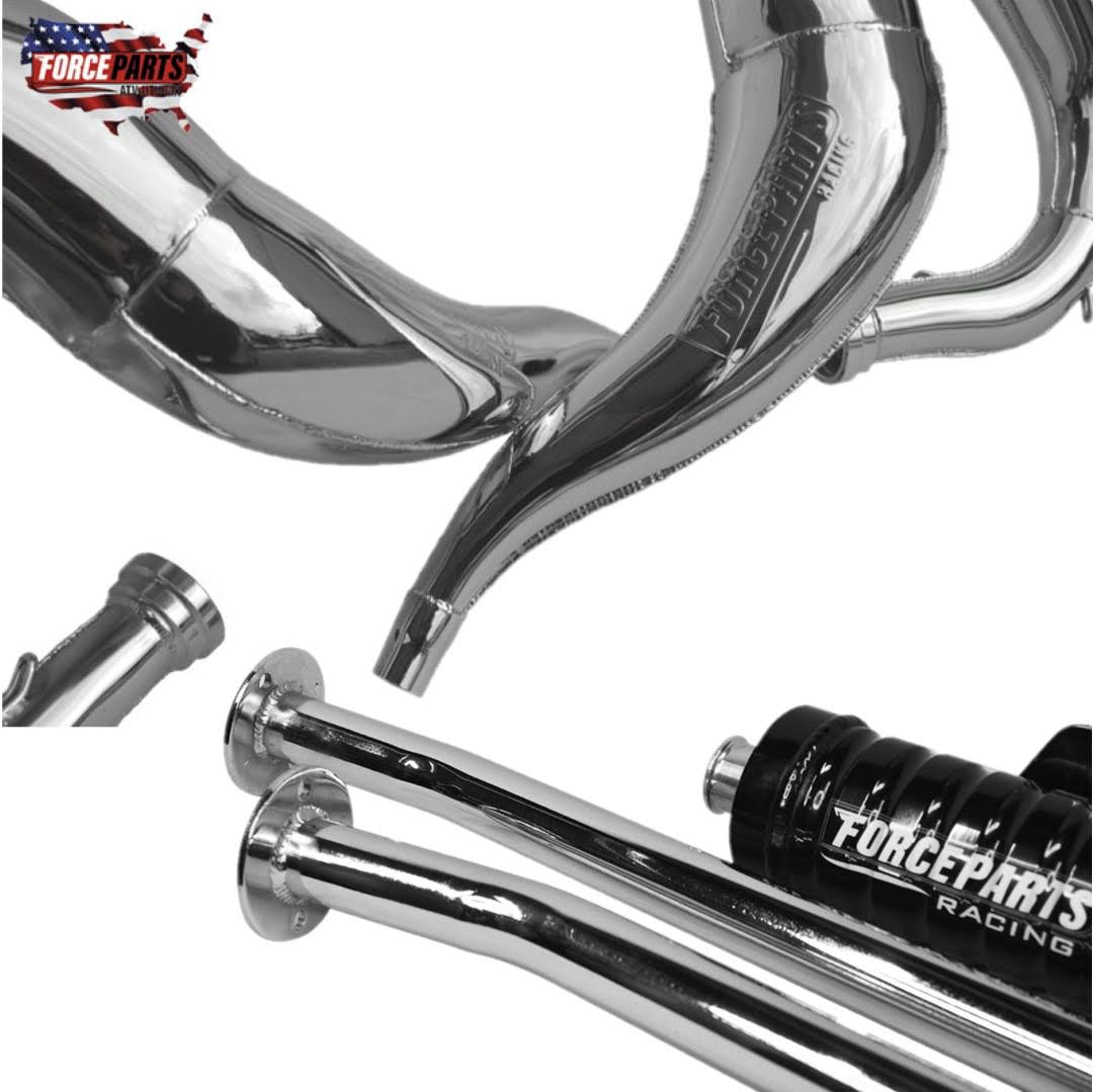 ANODIZED STYLE EXHAUST SYSTEM FOR YAMAHA BANSHEE350 - Image 2