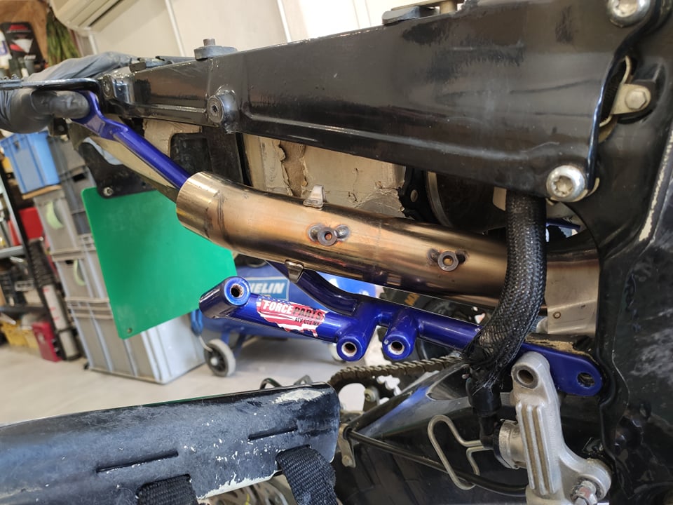 SUBFRAME BRACES WITH FENDER BRACKETS RAPTOR700 - Image 3