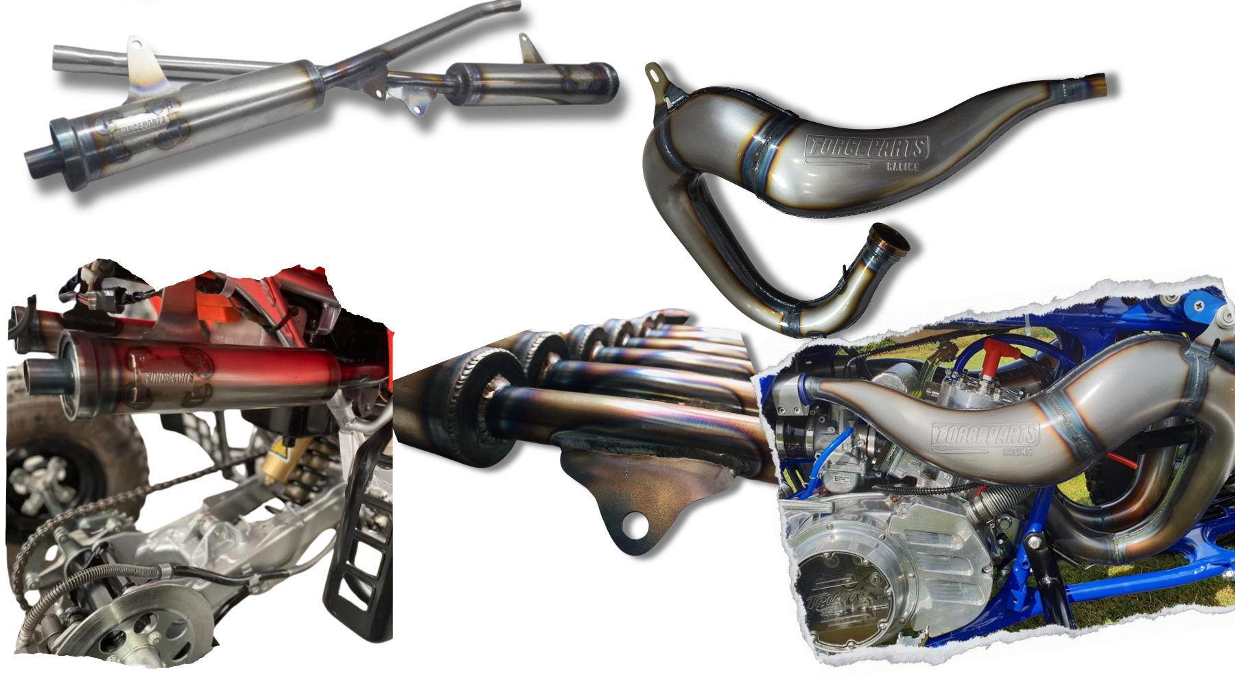 RAT STYLE EXHAUST SYSTEM FOR YAMAHA BANSHEE350 - Image 4